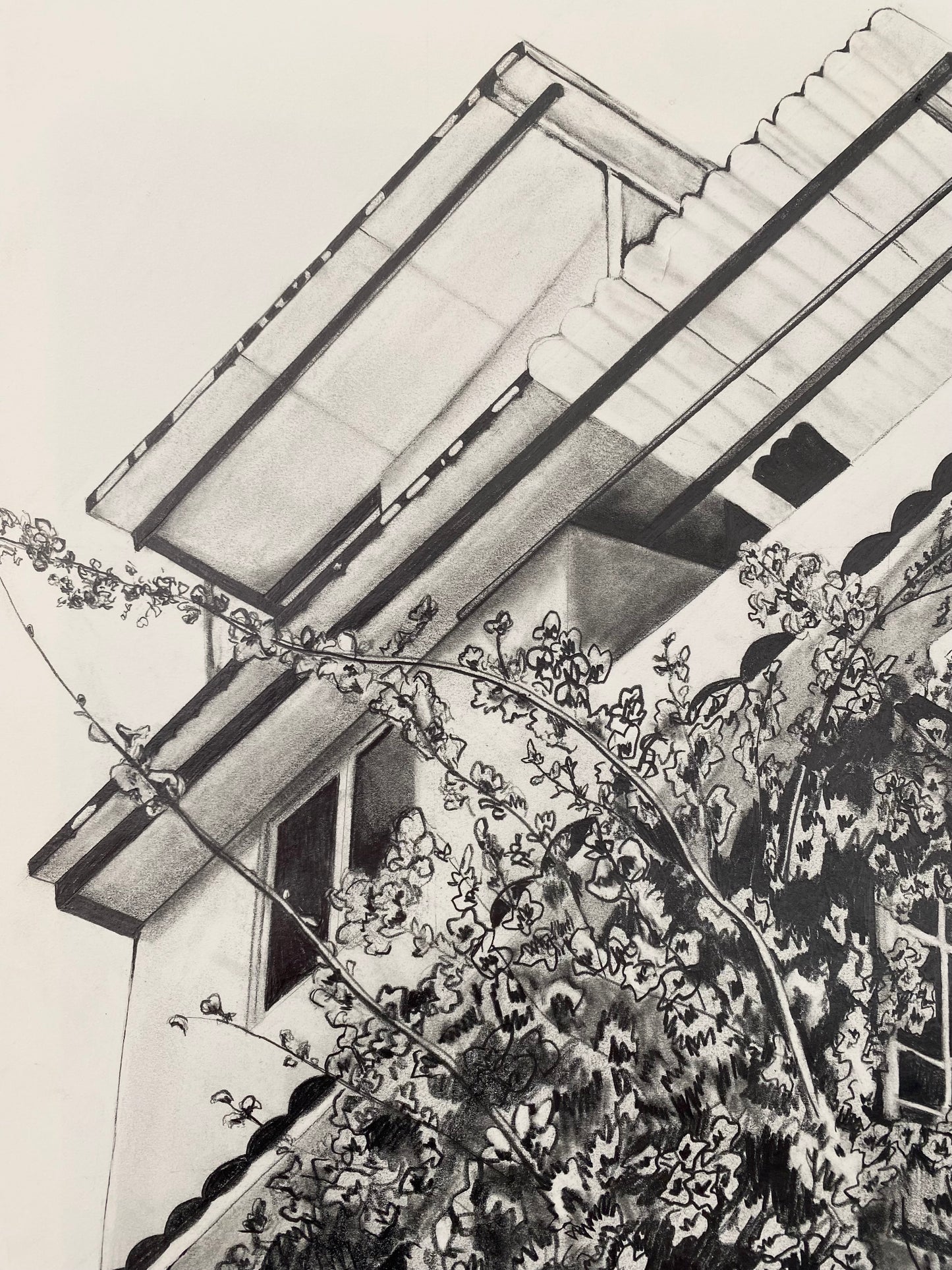 'Black & White Breakfast in Yangshuo' Print