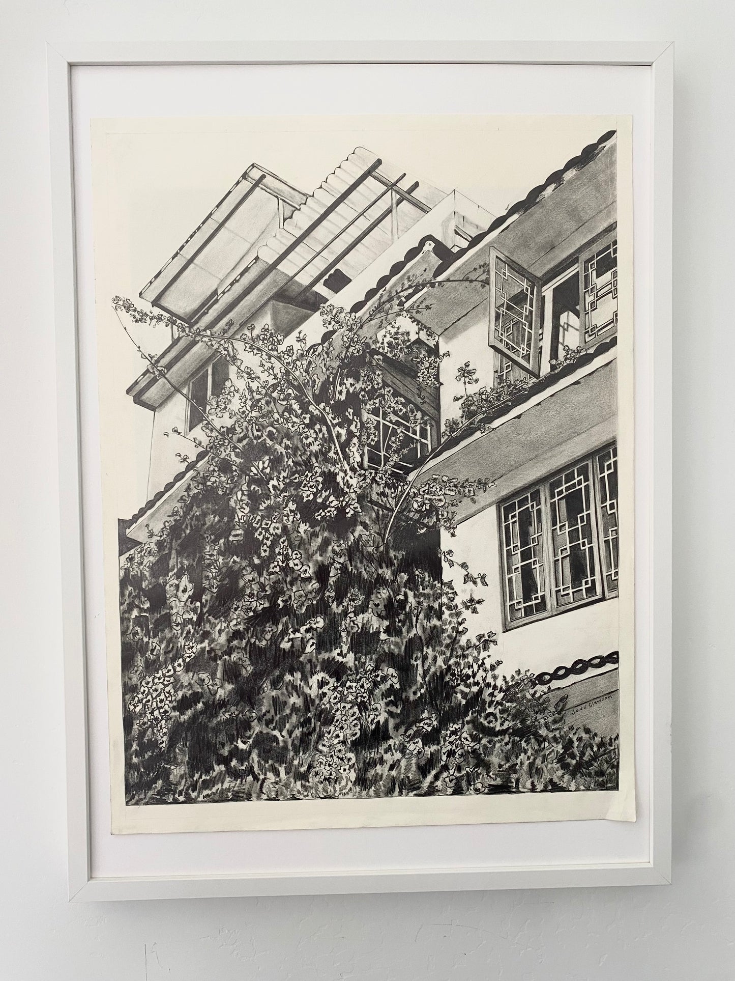 'Black & White Breakfast in Yangshuo' Print