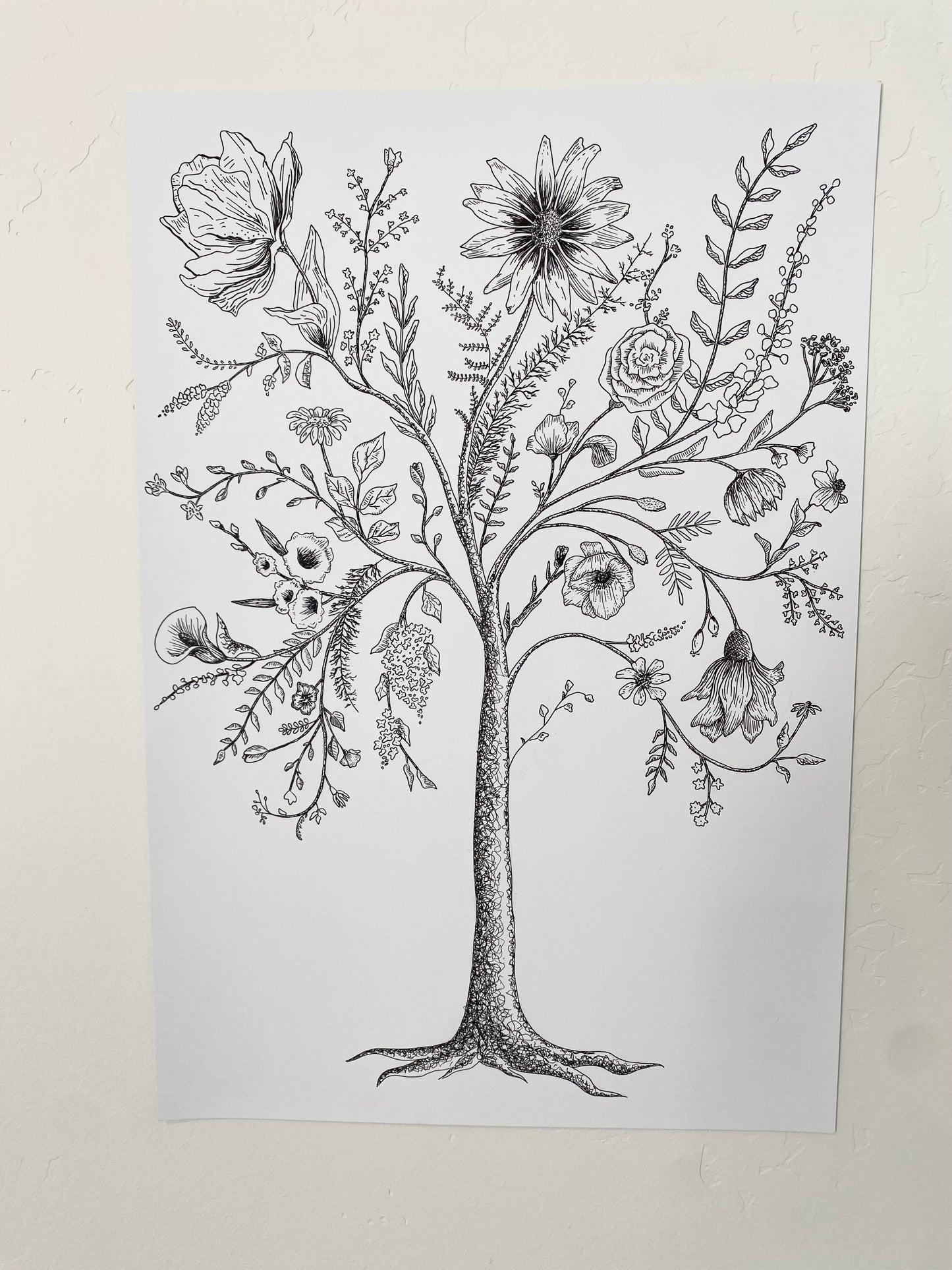 'Family Tree' 13x19 inch original