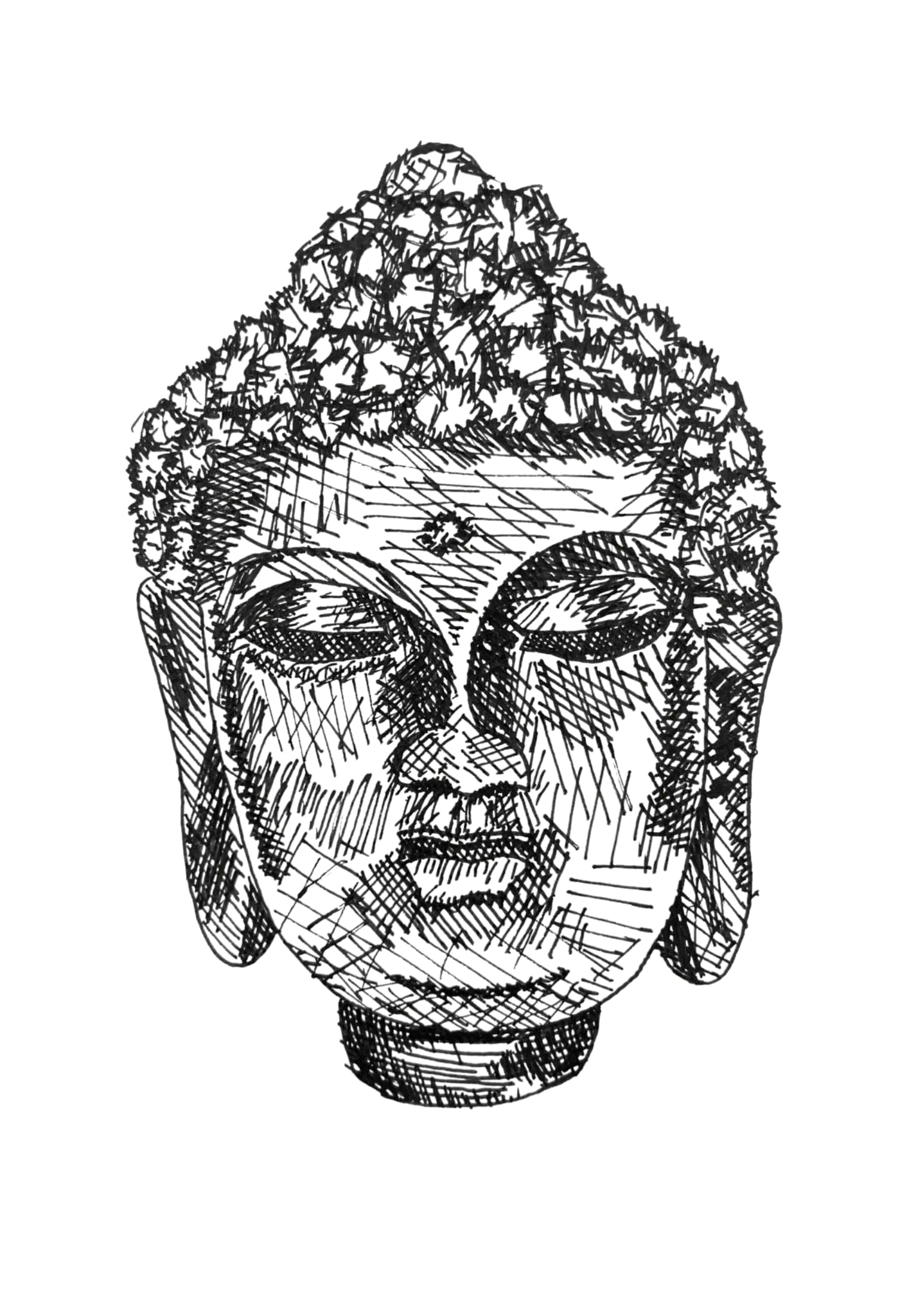 'Beauty in Buddha' 3 Piece Print