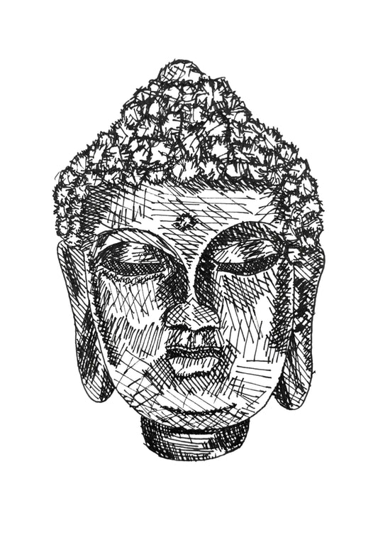 'Beauty in Buddha' 3 Piece Print