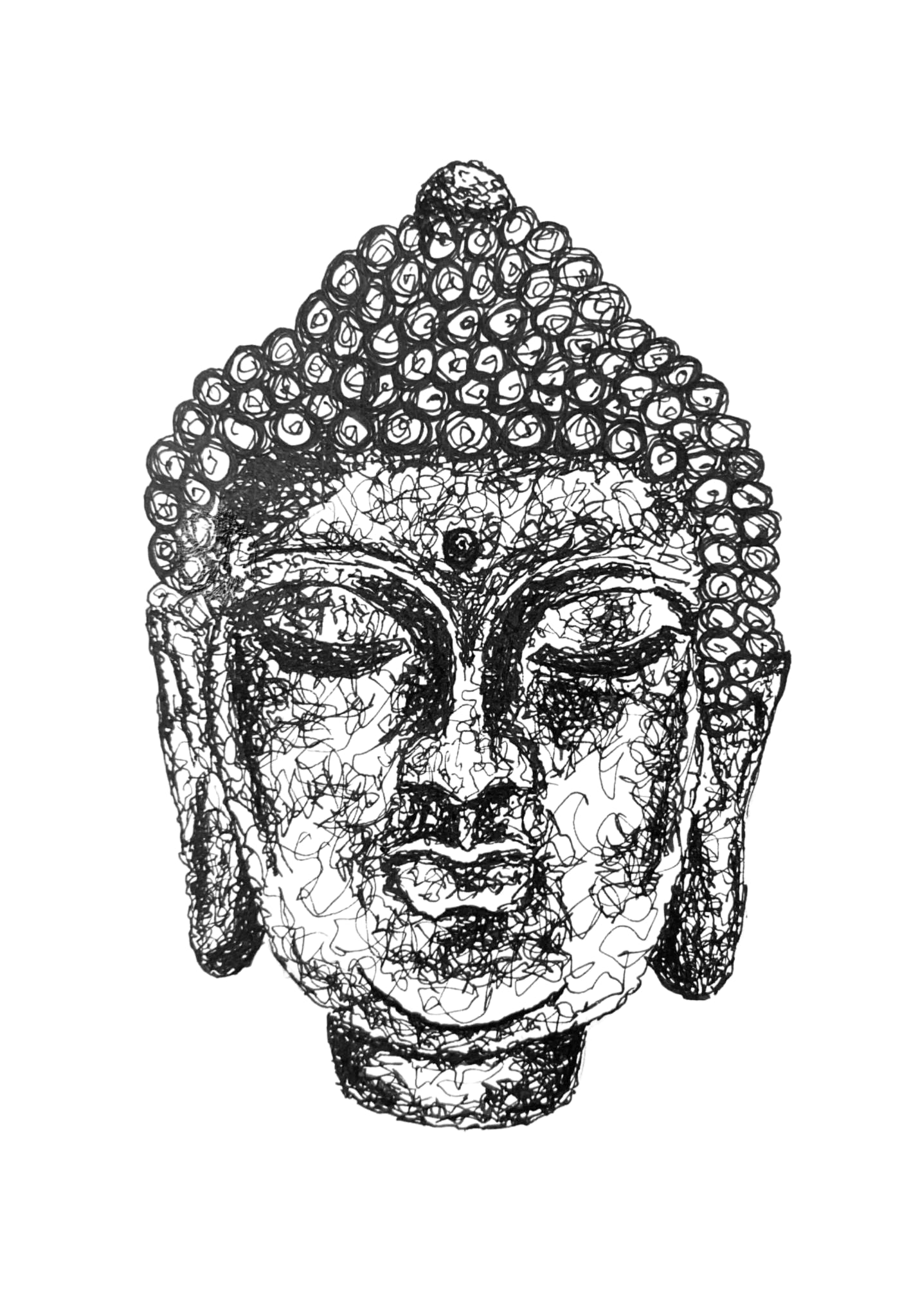 'Beauty in Buddha' 3 Piece Print